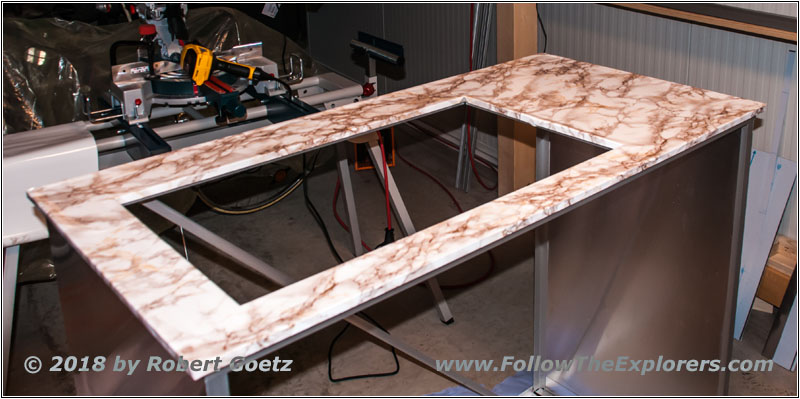 Kitchen Countertop Foiled