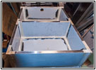 Shelter drawer above water tank