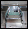 Shelter drawer runners above water tank