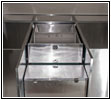 Shelter drawer above water tank