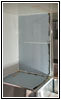 Shelter separation wall bathroom and aisle Shelter separation wall bathroom and aisle