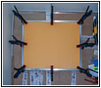 Shelter rear storage separation wall Shelter rear storage separation wall