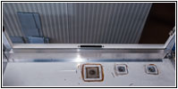 Shelter rear storage separation cable conduit passenger side Shelter rear storage separation cable conduit passenger side