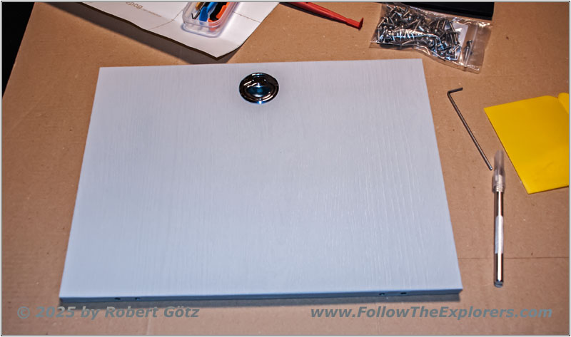Shelter top bed storage lid foiled Shelter top bed storage lid foiled