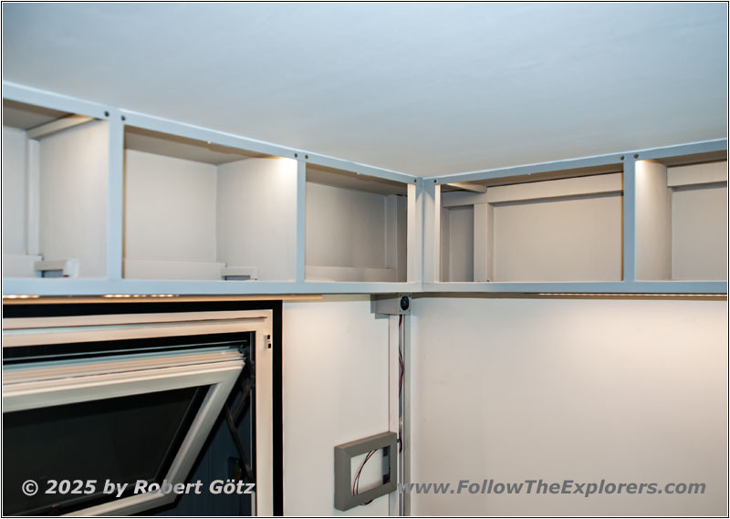 Shelter top bed storage and ceiling foiled Shelter top bed storage and ceiling foiled