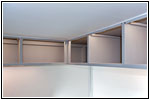 Shelter top bed storage and ceiling foiled Shelter top bed storage and ceiling foiled