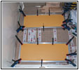 Shelter pedestal support seating Shelter pedestal support seating