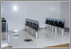 Shelter pedestal support drawer mount seating Shelter pedestal support drawer mount seating