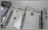 Shelter pedestal support drawer mount seating Shelter pedestal support drawer mount seating