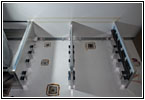 Shelter pedestal floor seating