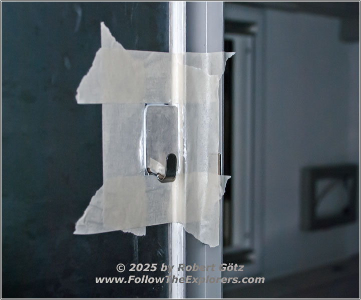 Shelter bedroom door lock
