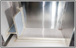 Shelter bathroom greywater mount