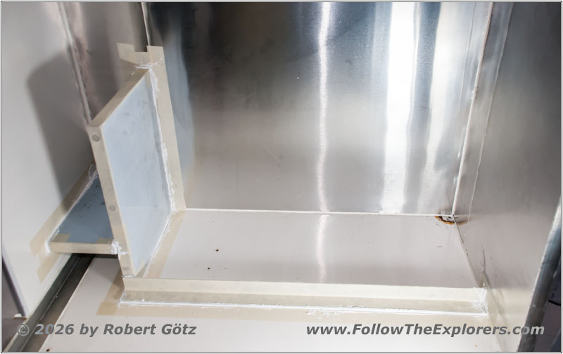 Shelter bathroom greywater mount