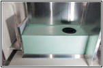 Shelter bathroom greywater mount
