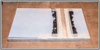Shelter bathroom greywater mount
