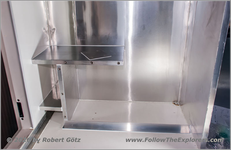 Shelter bathroom greywater mount