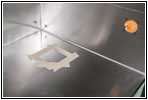 Shelter bathroom tap mount