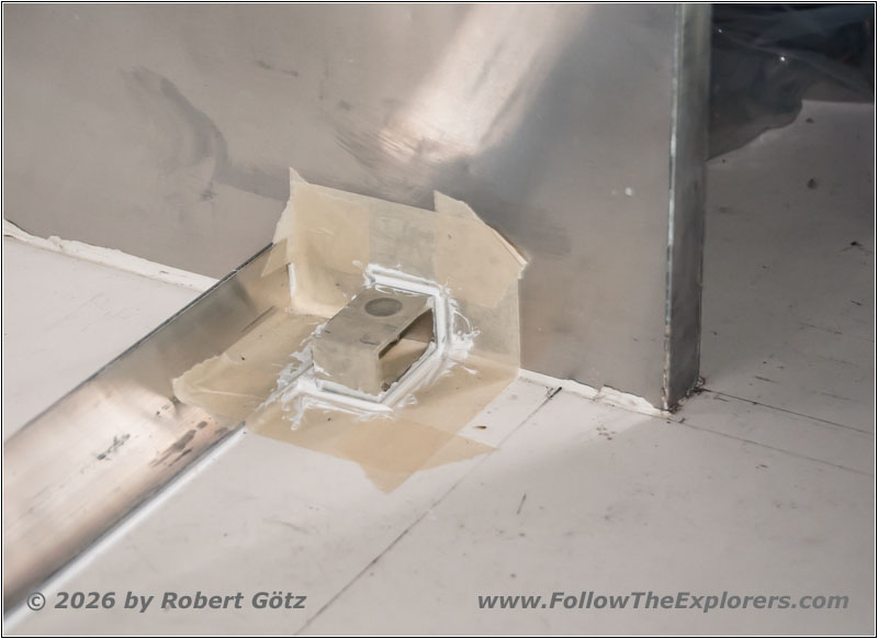 Shelter bathroom greywater mount