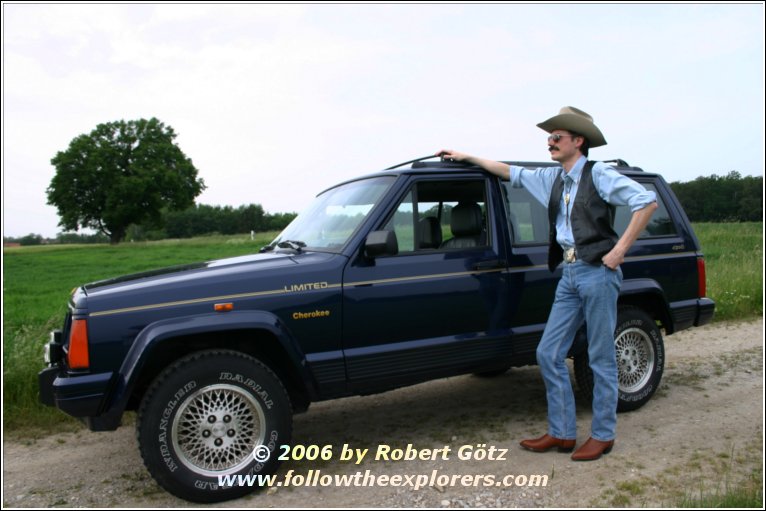 Robert Götz und sein Jeep Cherokee