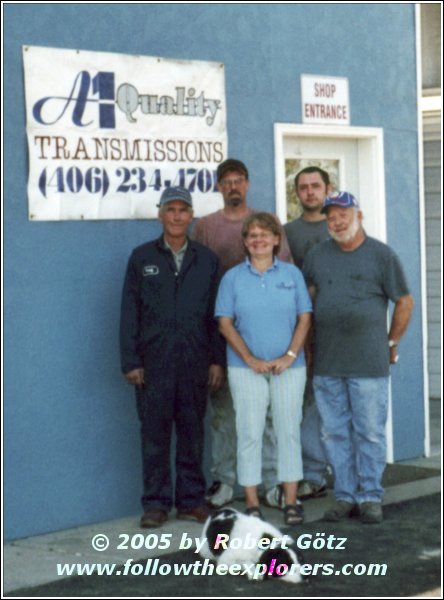 Ken, Josh, Randy, Sue, Earl and dog Ellie, A1 Quality Transmission Miles City Ken, Josh, Randy, Sue, Earl and dog Ellie, A1 Quality Transmission Miles City