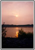 Sonnenuntergang Mississippi River, Illinois