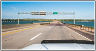 Interstate 90, Missouri River/Lake Francis Case, South Dakota
