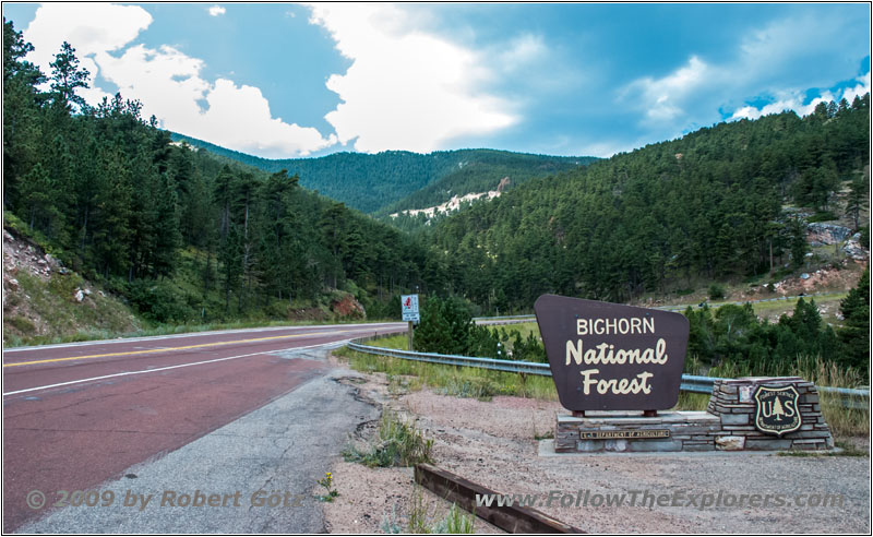 Highway 14, Big Horn National Forest, WY Highway 14, Big Horn National Forest, WY