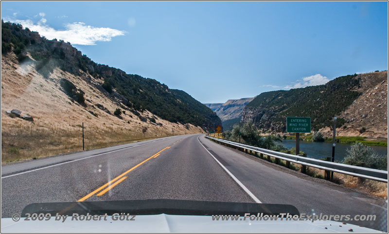 Highway 20/789, Wind River Canyon, Wyoming Highway 20/789, Wind River Canyon, Wyoming