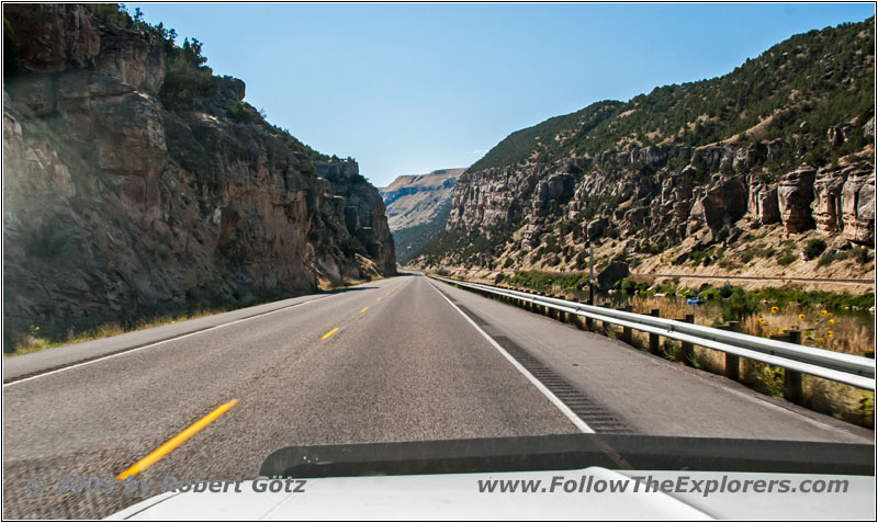Highway 20/789, Wind River Canyon, Wyoming Highway 20/789, Wind River Canyon, Wyoming
