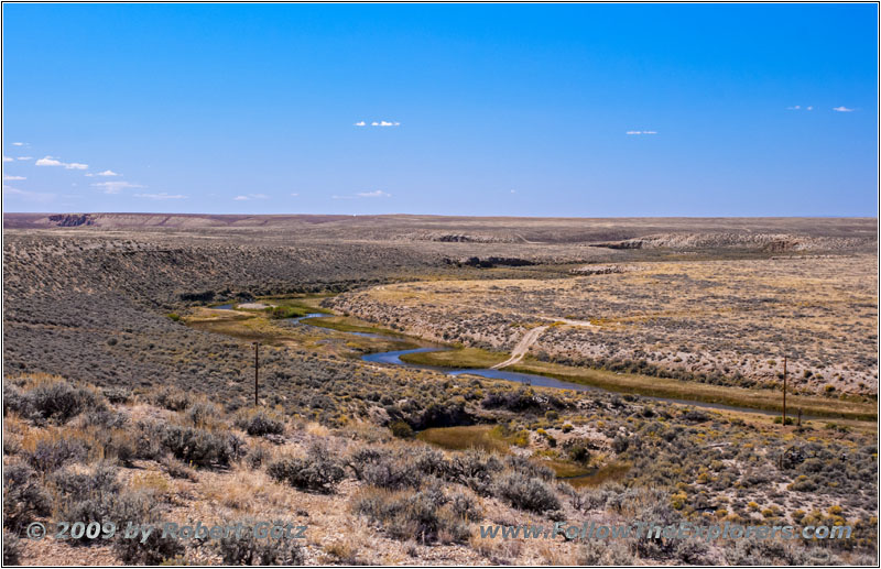 Backroad, Big Sandy River, Wyoming Backroad, Big Sandy River, Wyoming