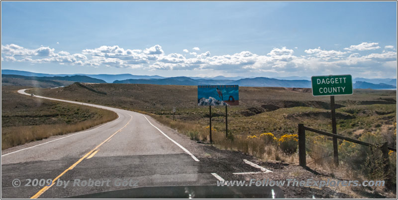 Highway 373, State Line WY and UT