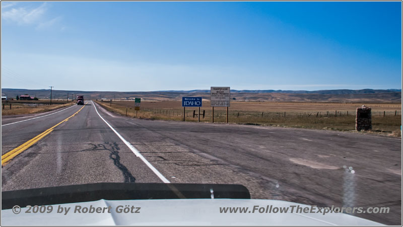 Highway 30/89, Staatsgrenze Wyoming & Idaho Highway 30/89, Staatsgrenze Wyoming & Idaho