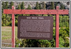 Highway 200, Marker Bad Rock Trail, MT