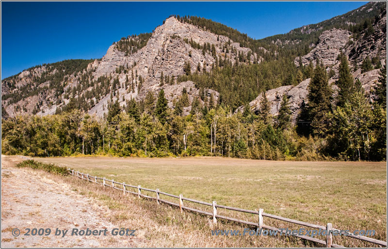 Highway 200, Marker Bad Rock Trail, MT