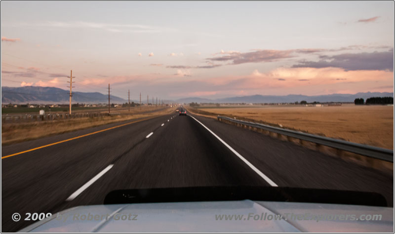 Sunset, I&ndash;90, MT