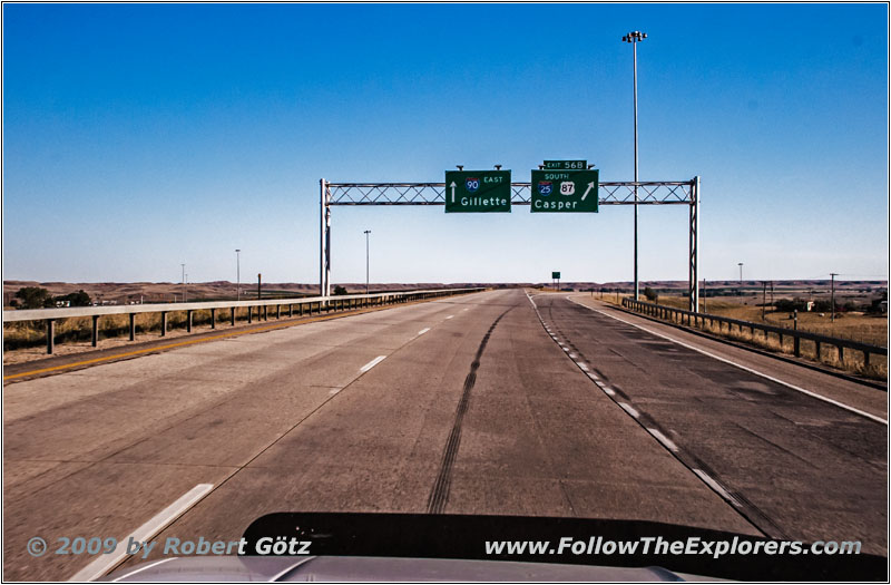 Interstate 90, Wyoming