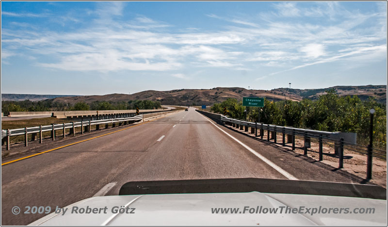 Interstate 90, Cheyenne River, South Dakota