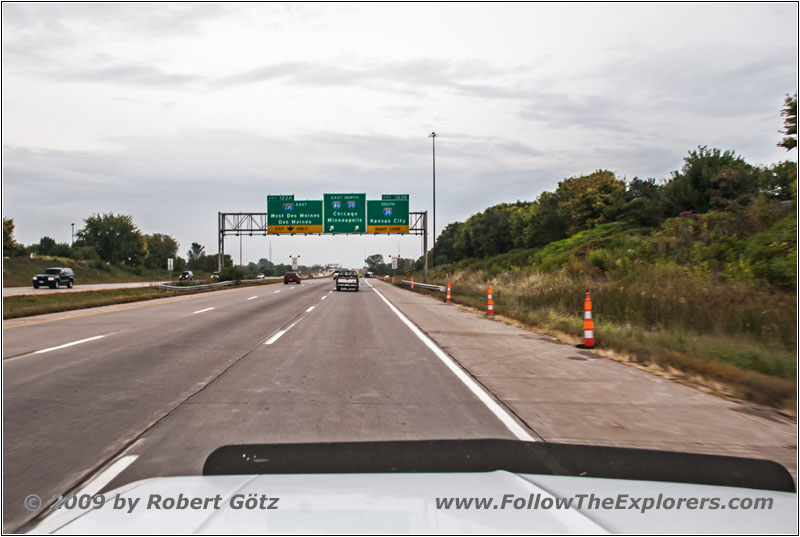 Interstate 80, Iowa