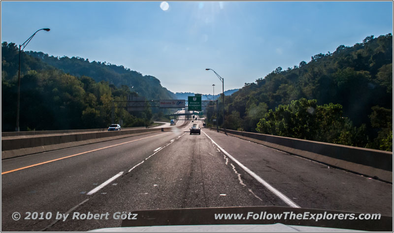 Interstate 470, Staatsgrenze West Virginia & Ohio Interstate 470, Staatsgrenze West Virginia & Ohio