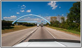 Interstate 70, Staatsgrenze Ohio & Indiana