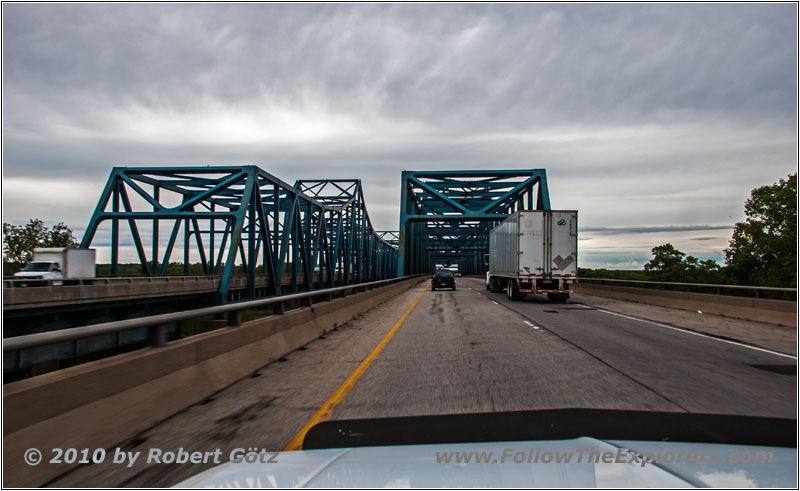 Interstate 474, Illinois River, Peoria, Illinois