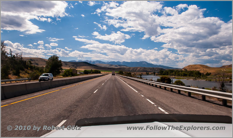 Interstate 90, Yellowstone River, Montana
