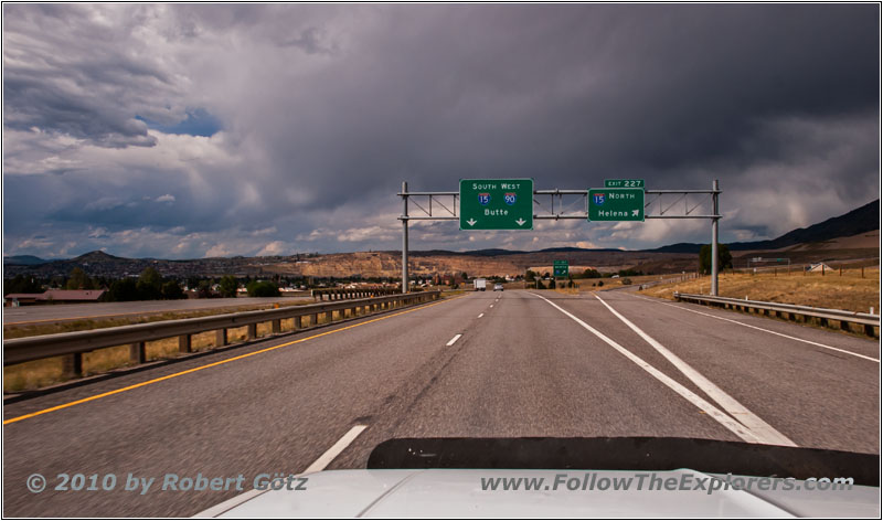 Interstate 90, Butte, Montana