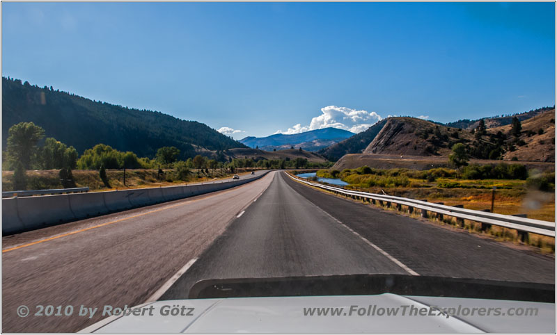 Interstate 90, Yellowstone River, Montana