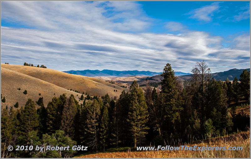 Lemhi Pass, State Line MT and ID
