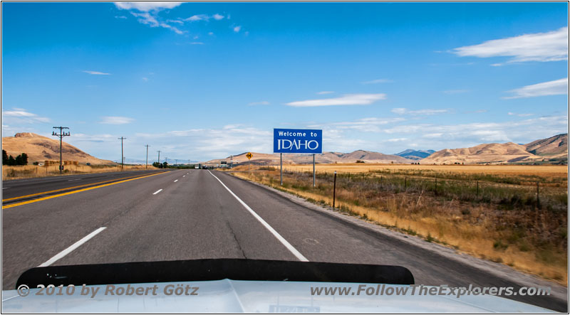 Highway 91, Staatsgrenze Utah & Idaho Highway 91, Staatsgrenze Utah & Idaho