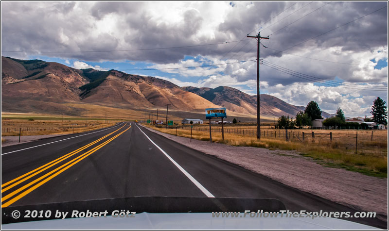 Highway 30, Staatsgrenze Idaho & Wyoming Highway 30, Staatsgrenze Idaho & Wyoming