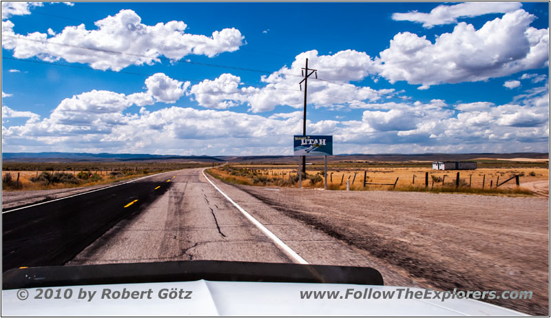 Highway 89, Staatsgrenze Wyoming & Utah Highway 89, Staatsgrenze Wyoming & Utah