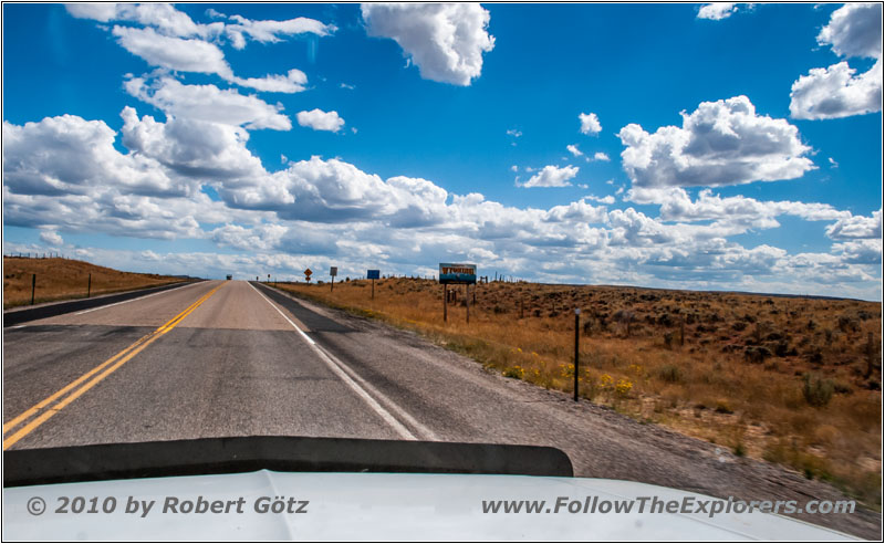 Highway 16, Staatsgrenze Utah & Wyoming Highway 16, Staatsgrenze Utah & Wyoming