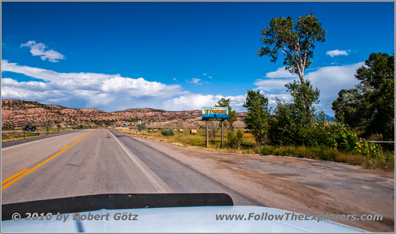 Highway 43 und 530, Staatsgrenze Utah & Wyoming